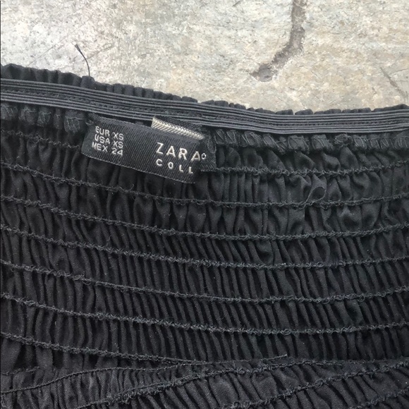 Zara Ruched Off the Shoulder Top - Picture 3 of 3